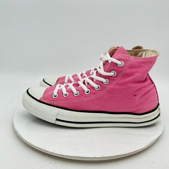 Converse All Star Chuck Taylor Men 8 Women 10 M9006 Pink Canvas Hi Top Shoes - Picture 1 of 11